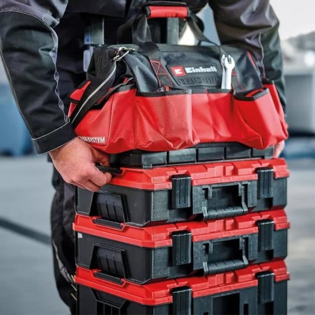 Caja einhell 4540036  de herramientas negro, rojo
