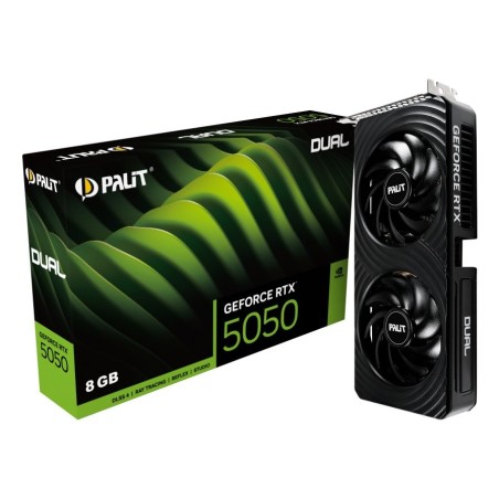 Tarjeta grafica palit rtx5050 dual 8gb gddr6 hdmi 3xdp