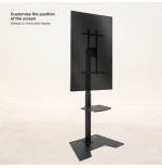 Soporte suelo "minos" 37-70" rotación 90°