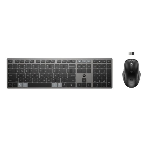 Teclado y ratón inalámbricos hp combo 725 multidispositivo
