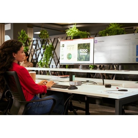 Teclado y ratón inalámbricos hp combo 725 multidispositivo