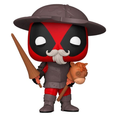Figura pop plus marvel deadpool - deadpool as don quixote