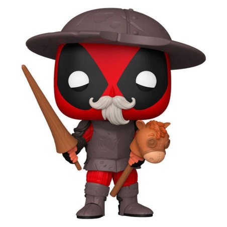 Figura pop plus marvel deadpool - deadpool as don quixote