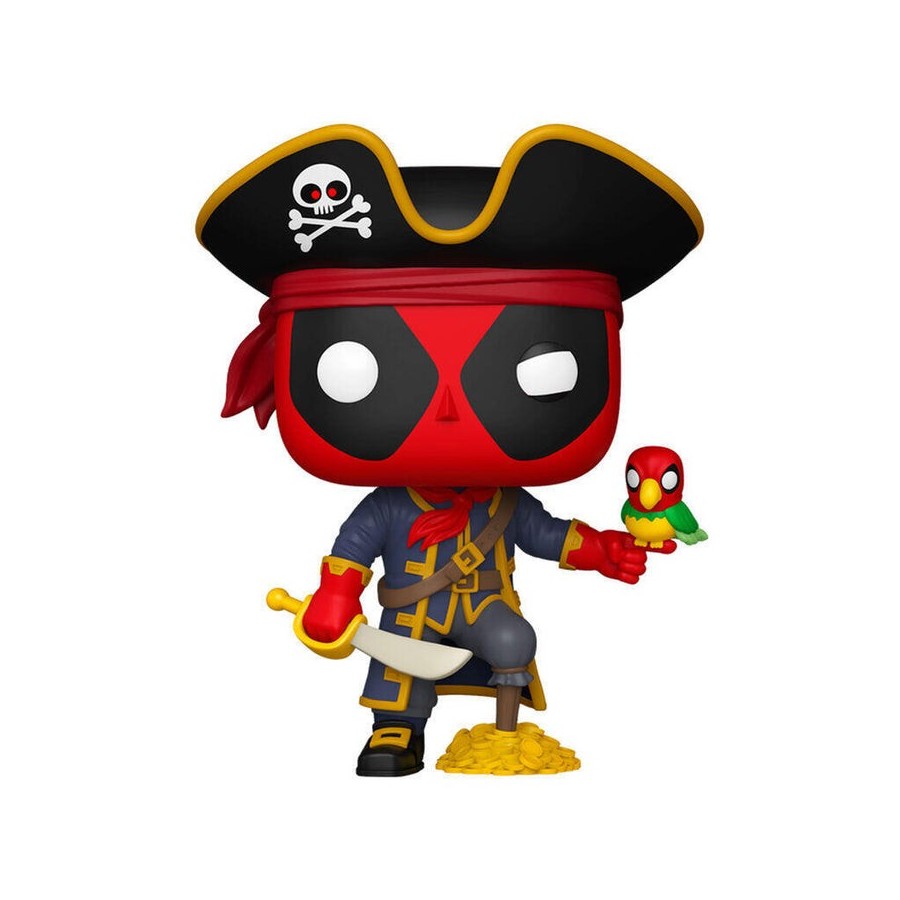 Figura pop plus marvel deadpool - deadpool as long john silver