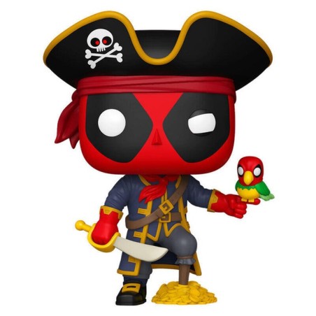 Figura pop plus marvel deadpool - deadpool as long john silver