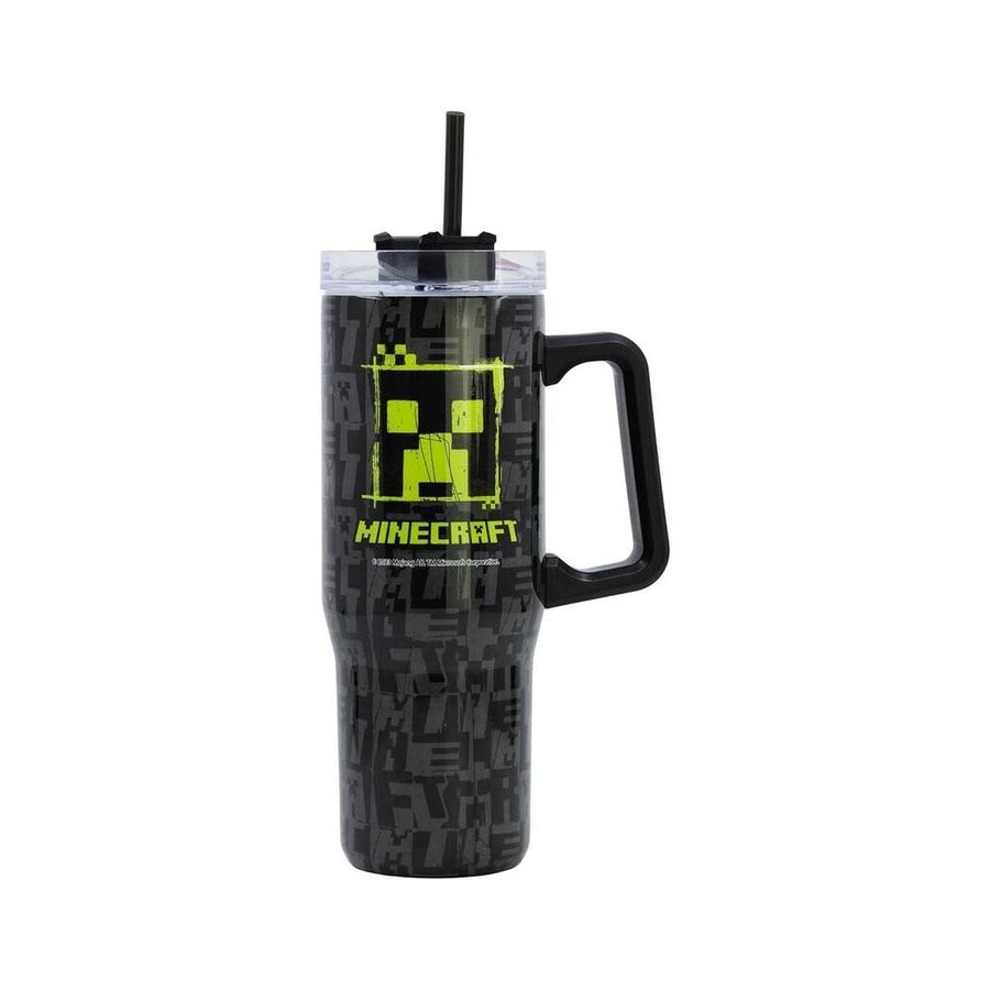 Taza termo xl acero inox.940ml minecraft
