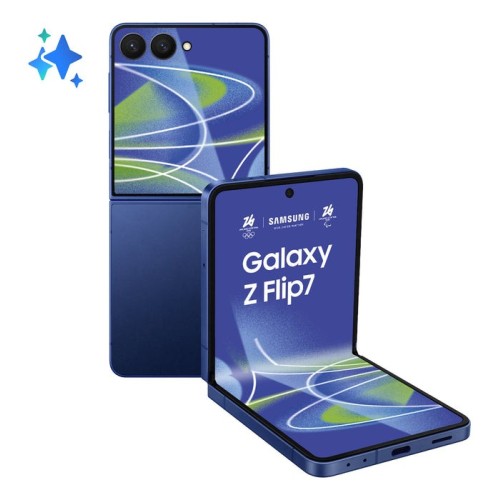 Samsung galaxy z flip7 f766b 5g dual sim 12gb ram 512gb - blue shadow