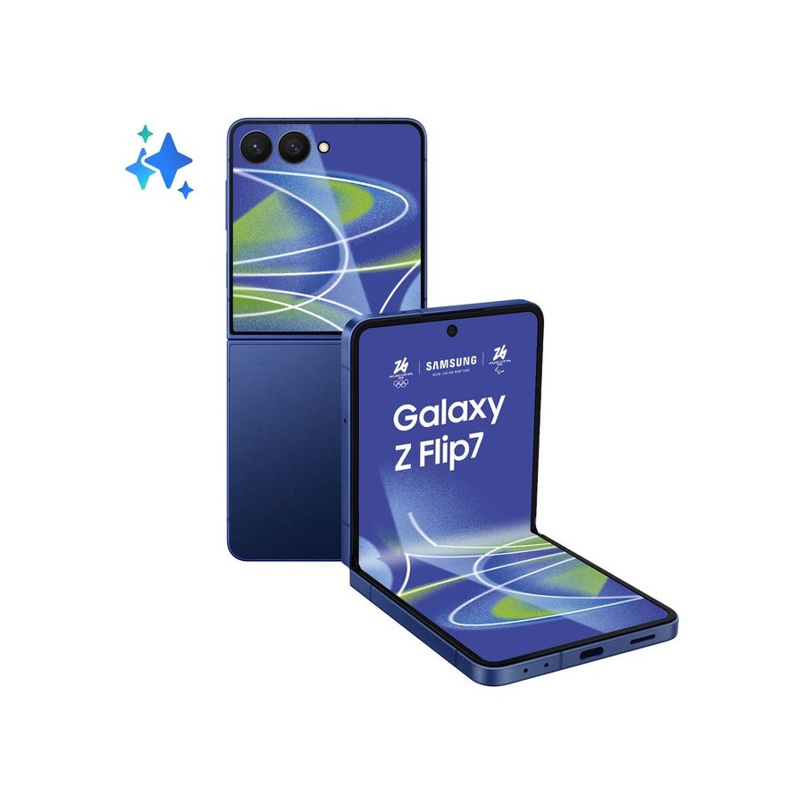 Samsung galaxy z flip7 f766b 5g dual sim 12gb ram 512gb - blue shadow