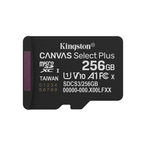 Memory micro sdxc 256gb uhs-i/sdcs3/256gbsp kingston