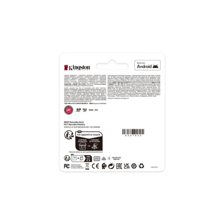 Memory micro sdxc 256gb uhs-i/sdcs3/256gbsp kingston