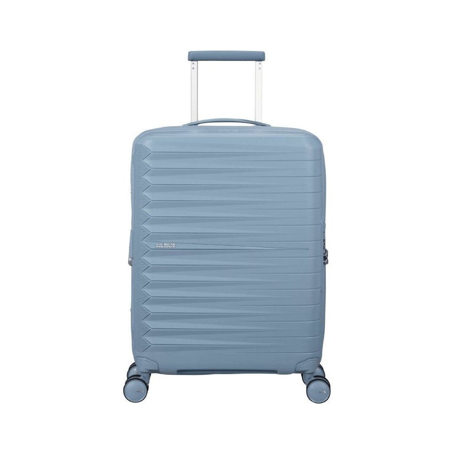 Maleta de cabina american tourister fastforward spinner expansible 55cm 55x40x23cm 4 ruedas azul