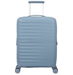 Maleta de cabina american tourister fastforward spinner expansible 55cm 55x40x23cm 4 ruedas azul