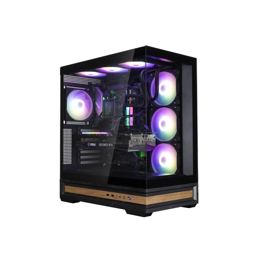Caja pc zalman p40 namu atx 4 xvent 120mm argb 2xusb 3.0 negro s/n fuente
