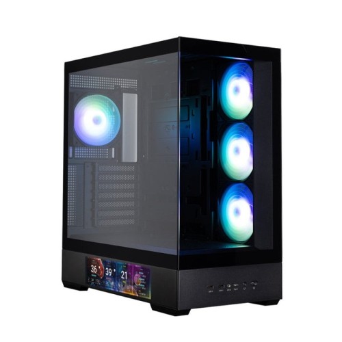 Caja pc zalman p40 ds atx 4 xvent 120mm argb 2xusb 3.0 negro s/n fuente