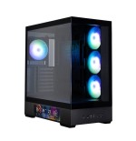 Caja pc zalman p40 ds atx 4 xvent 120mm argb 2xusb 3.0 negro s/n fuente