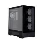 Caja pc zalman p40 ds atx 4 xvent 120mm argb 2xusb 3.0 negro s/n fuente