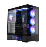 Caja pc zalman p40 ds atx 4 xvent 120mm argb 2xusb 3.0 negro s/n fuente