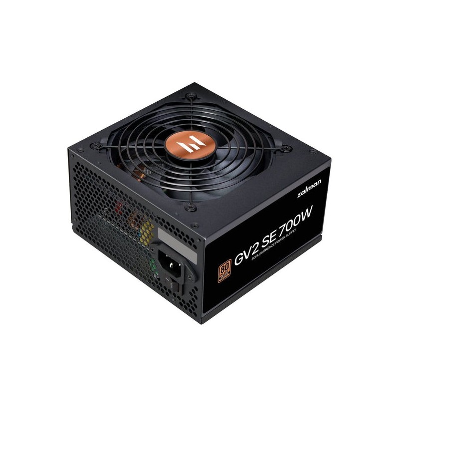 Fuente de alimentacion zalman 700w 80+ bronze negro atx negro