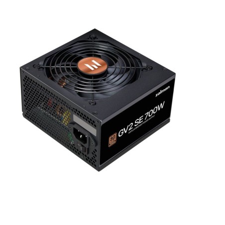 Fuente de alimentacion zalman 700w 80+ bronze negro atx negro