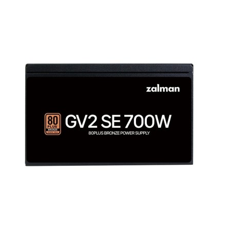 Fuente de alimentacion zalman 700w 80+ bronze negro atx negro
