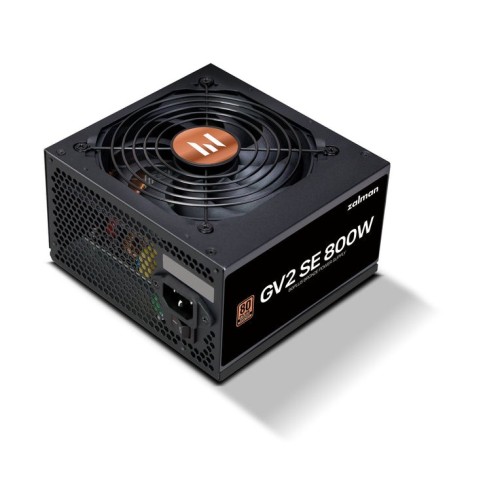 Fuente de alimentacion zalman 800w 80+ bronze negro atx negro