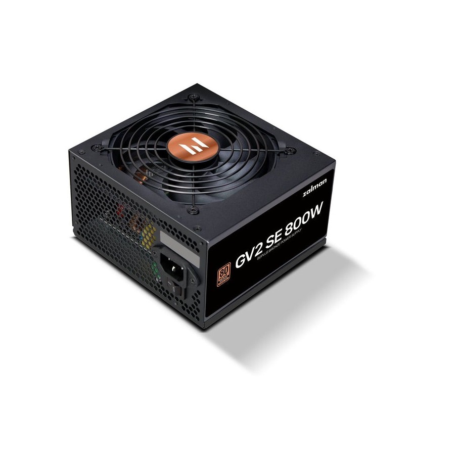 Fuente de alimentacion zalman 800w 80+ bronze negro atx negro