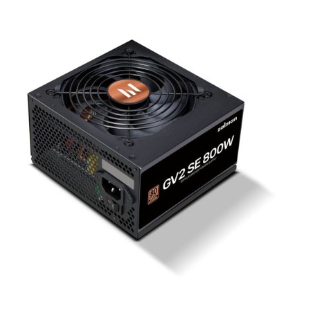 Fuente de alimentacion zalman 800w 80+ bronze negro atx negro