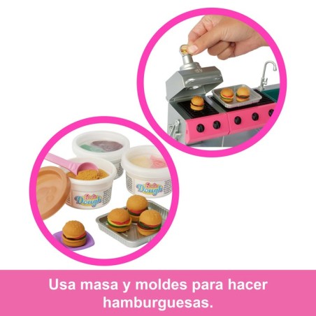 Mattel barbie super abenteuer-camper spielset (mit dachzelt, grill mit farbwechseleffekt und 60 zubehörteilen) hrj78