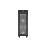 Lanberg rack cabinet 19 free-standing 32u 600x600 flat pack mesh door lcd black