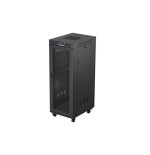 Lanberg rack cabinet 19 free-standing 32u 600x800 flat pack mesh door lcd black