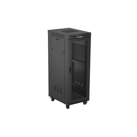 Lanberg rack cabinet 19 free-standing 32u 600x800 flat pack mesh door lcd black