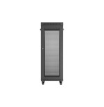 Lanberg rack cabinet 19 free-standing 32u 600x800 flat pack mesh door lcd black