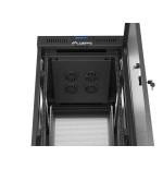 Lanberg rack cabinet 19 free-standing 32u 600x800 flat pack mesh door lcd black