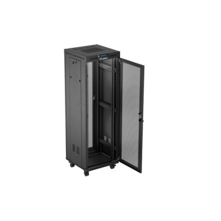Lanberg rack cabinet 19 free-standing 37u 600x600 flat pack mesh door lcd black
