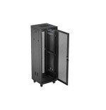 Lanberg rack cabinet 19 free-standing 37u 600x600 flat pack mesh door lcd black