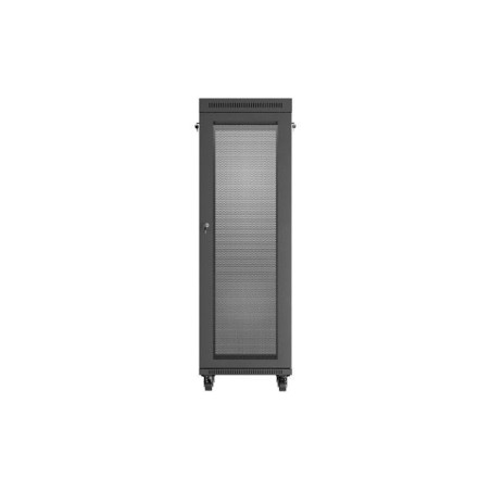 Lanberg rack cabinet 19 free-standing 37u 600x600 flat pack mesh door lcd black