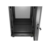 Lanberg rack cabinet 19 free-standing 37u 600x600 flat pack mesh door lcd black