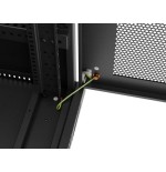 Lanberg rack cabinet 19 free-standing 37u 600x600 flat pack mesh door lcd black