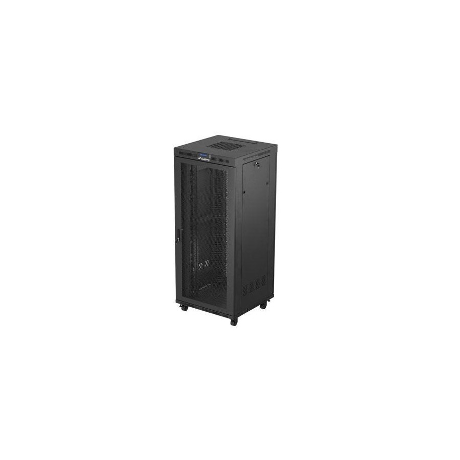 Lanberg rack cabinet 19 free-standing 37u 800x800 flat pack mesh door lcd black