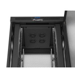 Lanberg rack cabinet 19 free-standing 37u 800x800 flat pack mesh door lcd black