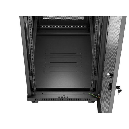 Lanberg rack cabinet 19 free-standing 32u 600x1000 flat pack mesh door lcd black