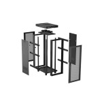 Lanberg rack cabinet 19 free-standing 32u 600x1000 flat pack mesh door lcd black