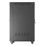Lanberg rack cabinet 19 free-standing 32u 600x1000 flat pack glass door lcd black