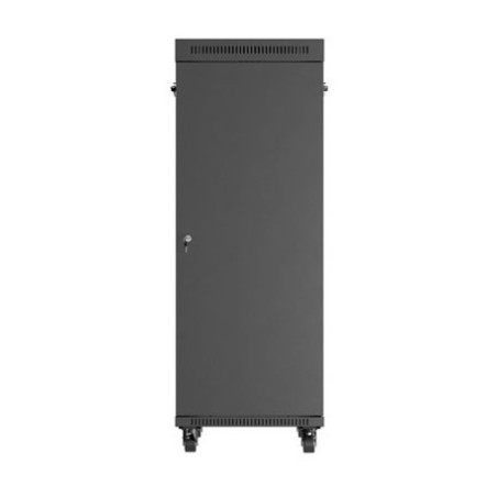 Lanberg rack cabinet 19 free-standing 32u 600x1000 flat pack glass door lcd black