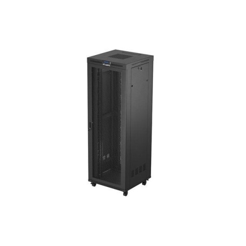 Lanberg rack cabinet 19 free-standing 47u 800x800 flat pack mesh door lcd black