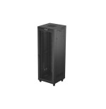 Lanberg rack cabinet 19 free-standing 47u 800x800 flat pack mesh door lcd black