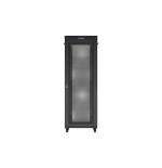 Lanberg rack cabinet 19 free-standing 47u 800x800 flat pack mesh door lcd black