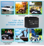 Extralink akumulator battery accumulator 12v 40ah - batterie - 40.000 mah sealed lead acid (vrla) 13.5 v 12 ah