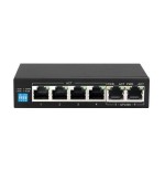 Extralink krios 4-port gbe unmanaged 802.3af/at 150w poe switch + 1xrj45 up-link
