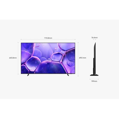Televisor samsung led crystal uhd tu50u8005fu 50' ultra hd 4k smart tv wifi
